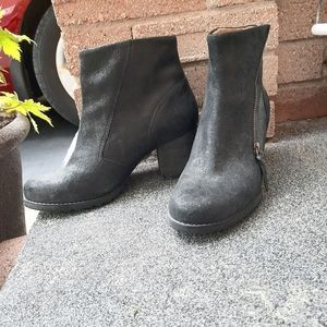 Clarks Suede Ankle Boots